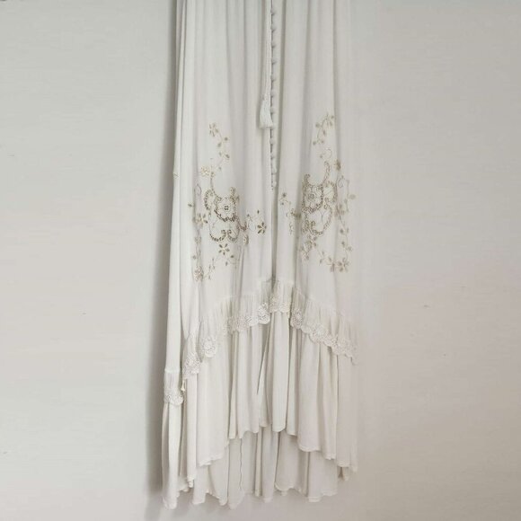 Spell & The Gypsy Isla Bonita Embroidered Dress Duster White Size Small - Picture 12 of 16